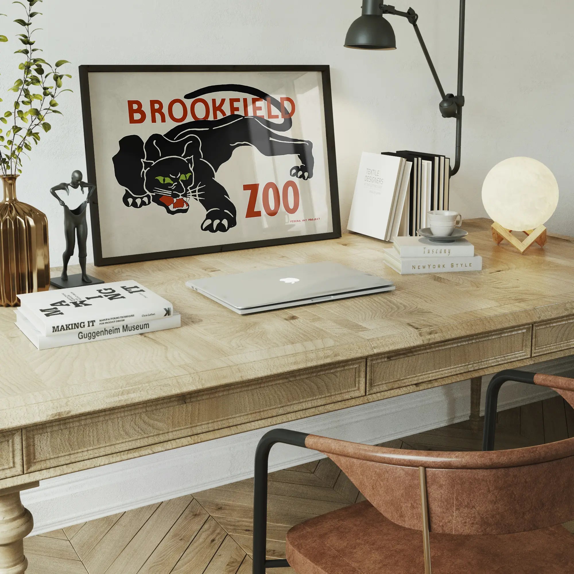 Black Panther Brookfield Zoo Poster