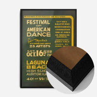 Vintage Festival of American Dance Laguna Beach Poster