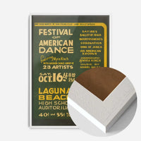 Vintage Festival of American Dance Laguna Beach Poster