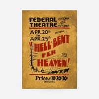 Federal Theatre vintage poster print