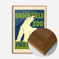 Brookfield Zoo Illinois Polar Bear Poster