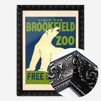 Brookfield Zoo Illinois Polar Bear Poster
