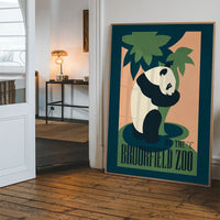 Brookfield Zoo Illinois Panda Poster