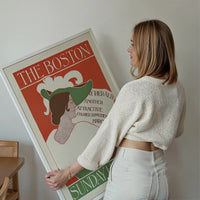 The Boston Sunday Herald Illustrated Magazine Cover Print