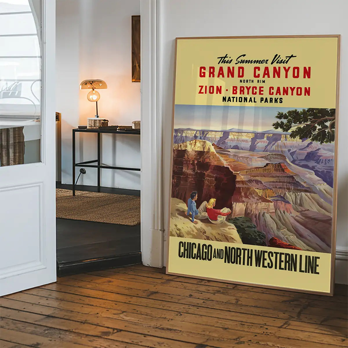 Grand Canyon National Parks Vintage Tourist Chicago Poster