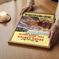 Grand Canyon National Parks Vintage Tourist Chicago Poster
