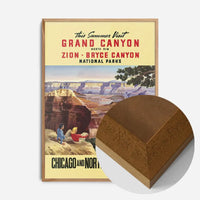 Grand Canyon National Parks Vintage Tourist Chicago Poster