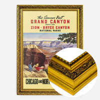 Grand Canyon National Parks Vintage Tourist Chicago Poster