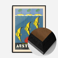 Great Barrier Reef Queensland Australia Fish Tourist Poster