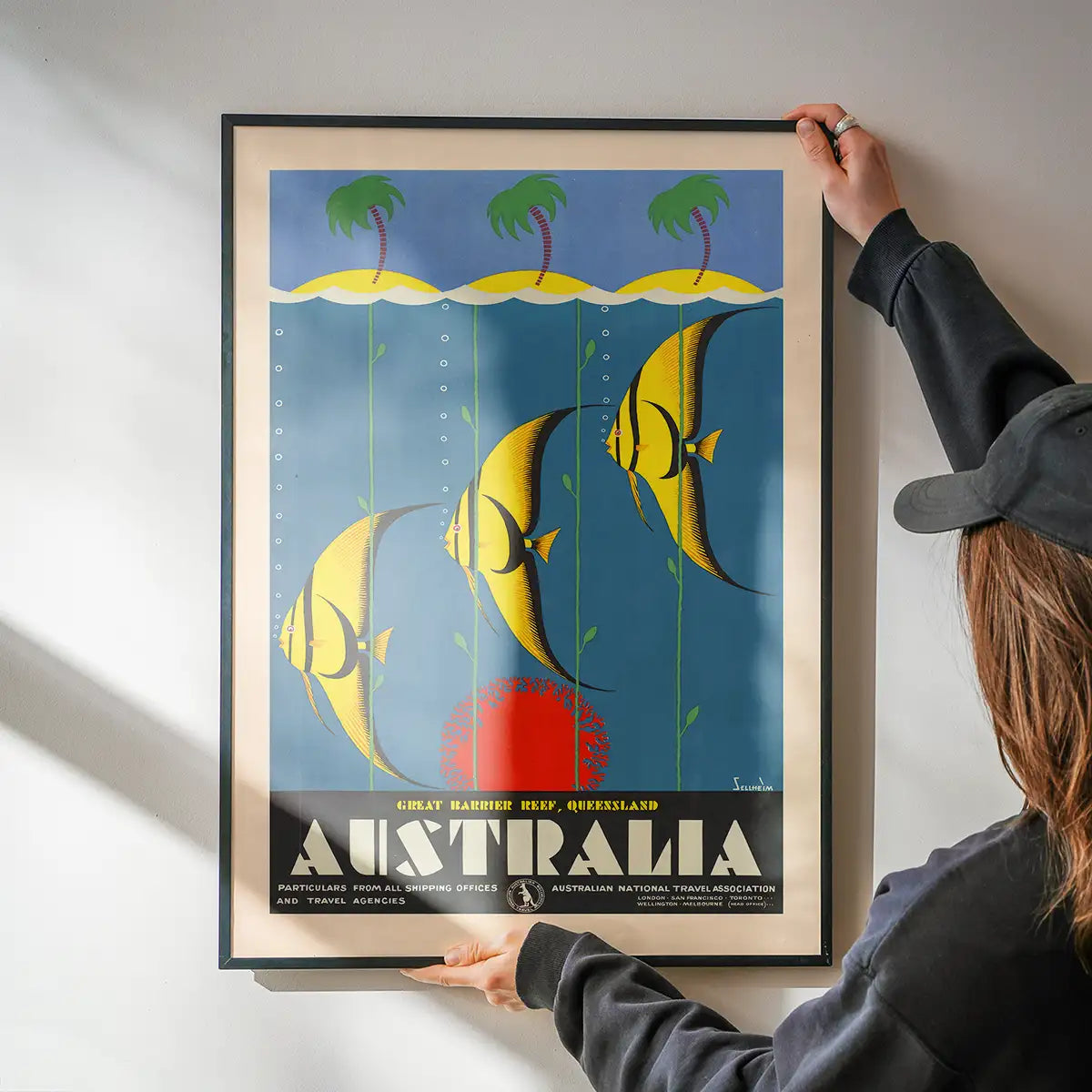 Great Barrier Reef Queensland Australia Fish Tourist Poster