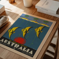 Great Barrier Reef Queensland Australia Fish Tourist Poster