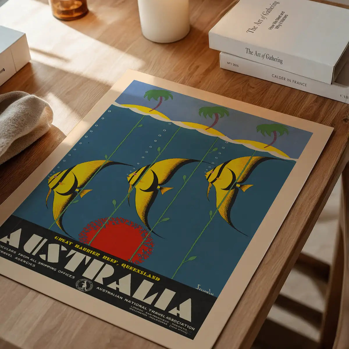 Great Barrier Reef Queensland Australia Fish Tourist Poster