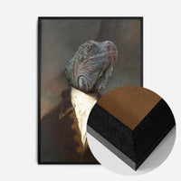Iguana Portrait Print