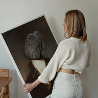 Iguana Portrait Print