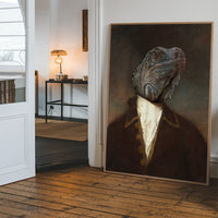 Iguana Portrait Print