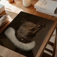 Rhino Victorian Neck Ruff Print