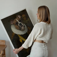 Boxer Dog Gentleman Portrait Print