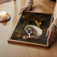 Boxer Dog Gentleman Portrait Print