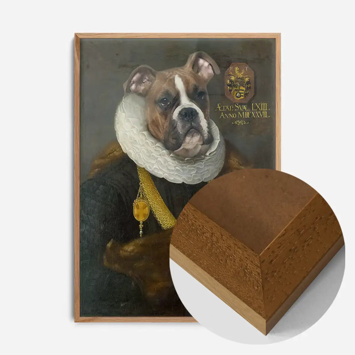 Boxer Dog Gentleman Portrait Print