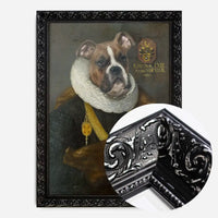 Boxer Dog Gentleman Portrait Print
