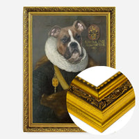 Boxer Dog Gentleman Portrait Print