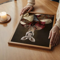 Kangaroo Lady Portrait Print