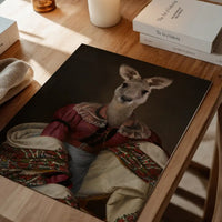 Kangaroo Lady Portrait Print