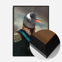 Penguin Military Portrait Print