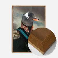 Penguin Military Portrait Print