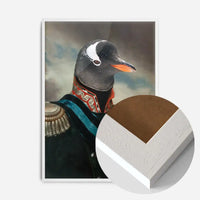 Penguin Military Portrait Print