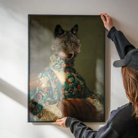Wolf Lady Portrait Print