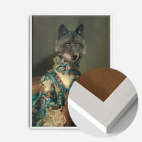 Wolf Lady Portrait Print