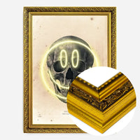 Happy Face Skull Neon Print