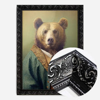 Brown Bear Animal Head Portrait Print