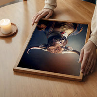 Bull Animal Head Portrait Print