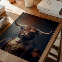 Bull Animal Head Portrait Print