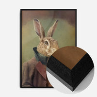 Hare Animal Head Portrait Print