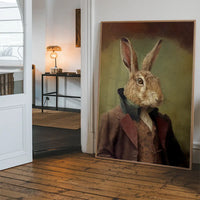 Hare Animal Head Portrait Print