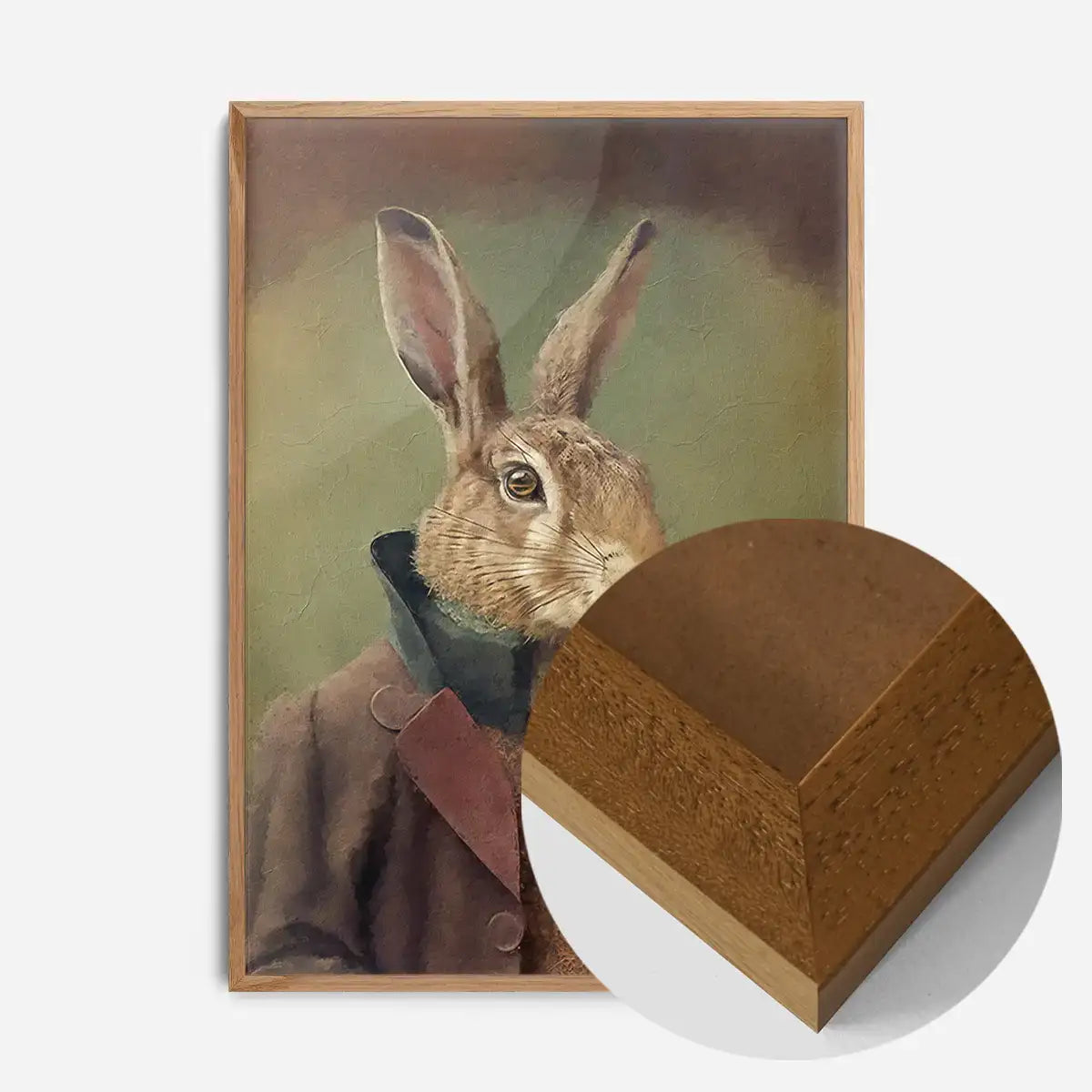 Hare Animal Head Portrait Print