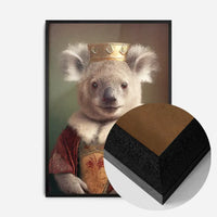 Koala Bear Animal Head Portrait Print