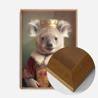 Koala Bear Animal Head Portrait Print