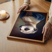 Meerkat Animal Head Portrait Print