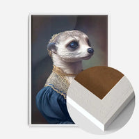 Meerkat Animal Head Portrait Print