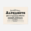 Vintage Draughtsmans Alphabet