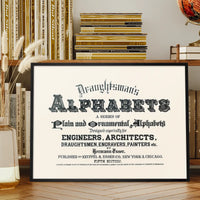 Vintage Draughtsmans Alphabet