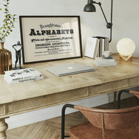 Vintage Draughtsmans Alphabet