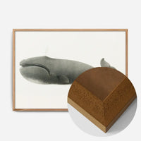 Vintage Pacific Whale Landscape Print