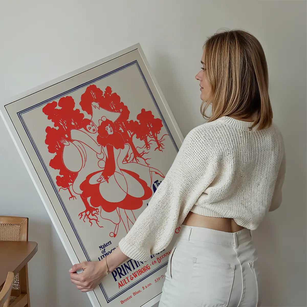 Ault and Wiborg Company printing inks poster