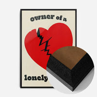 Owner Of a Lonely Heart Lyrics Poster