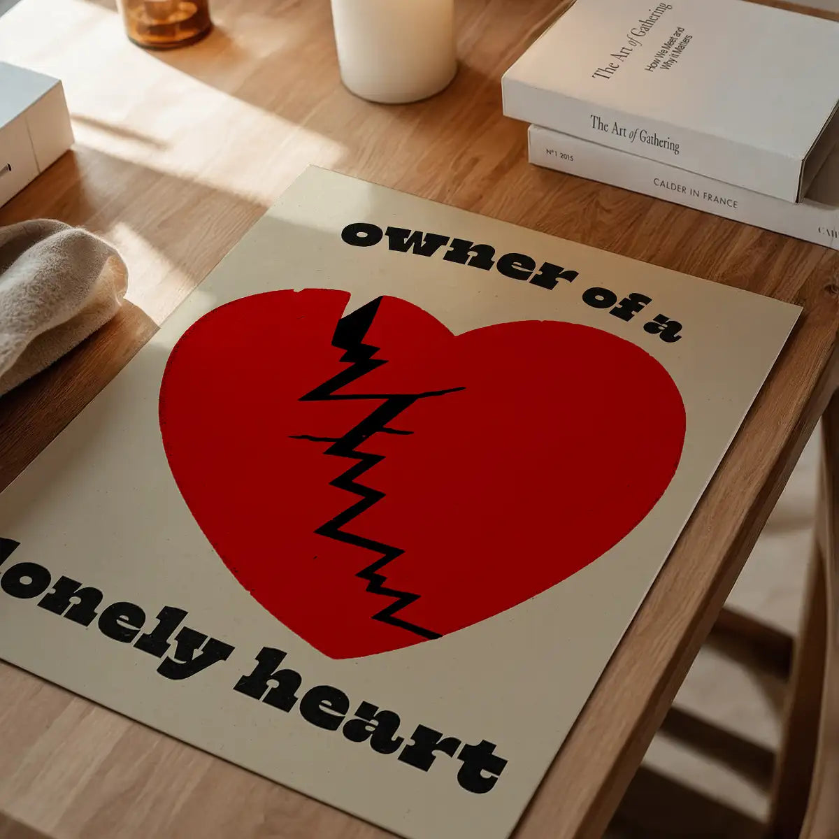 Owner Of a Lonely Heart Lyrics Poster